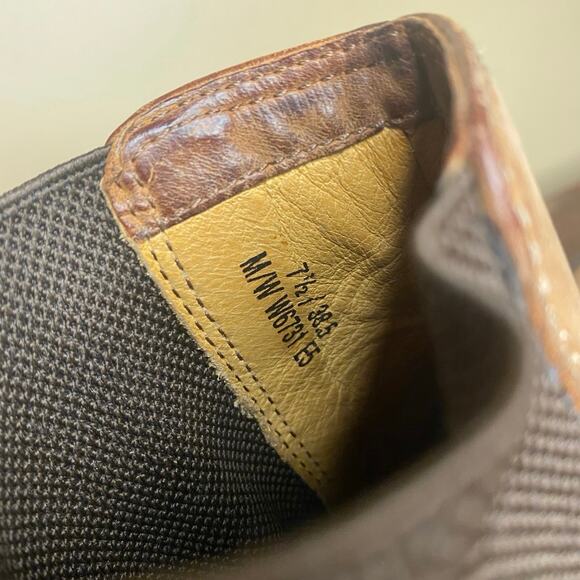 Born Braided Leather Harness Ankle Boot, Women’s US 7.5, Acorn Brown - Picture 7 of 7